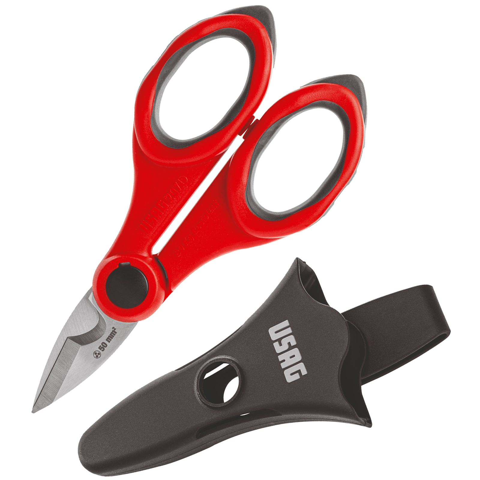 Forbici Forbice Elettricista USAG Acciaio INOX Micro Dentatura Tagliacavi 207 D